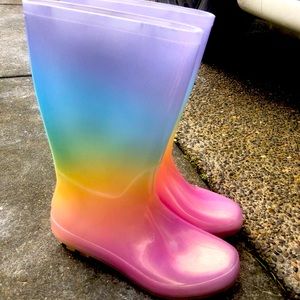 Girls rubber boots